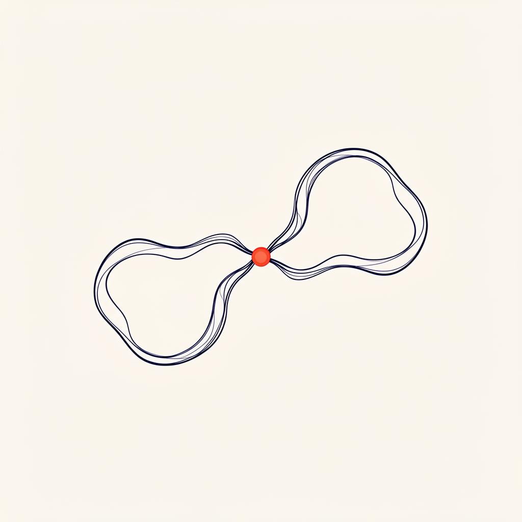 Abstract representation of a selective binder
